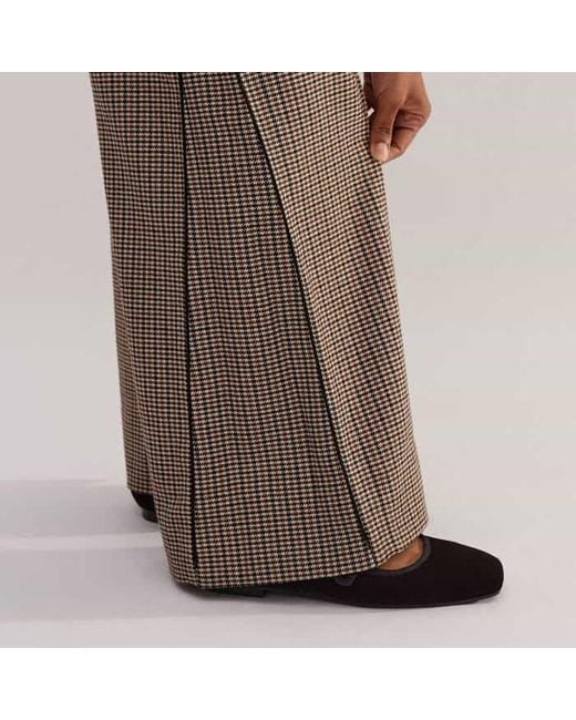 ME+EM Brown Town-To-Country Convertible Trouser Cream