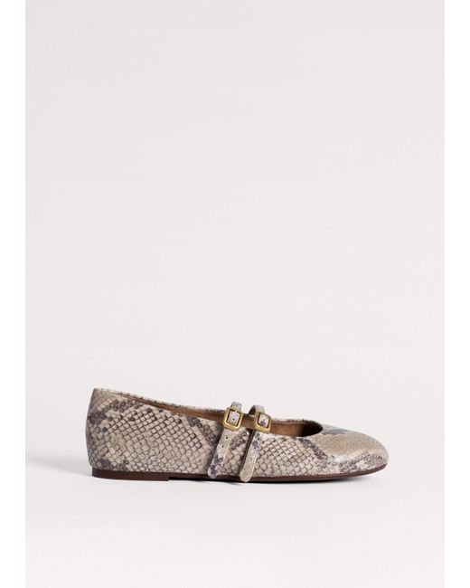 ME+EM Multicolor Round Toe Ballerina