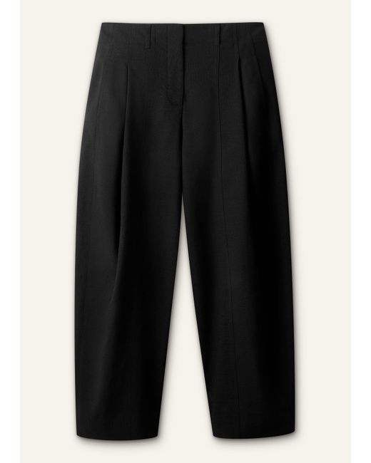 ME+EM Blue Tailored Barrel Trouser