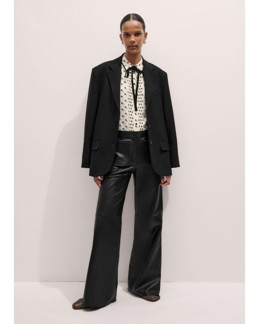ME+EM Blue Patch Pocket Boot Cut Trouser