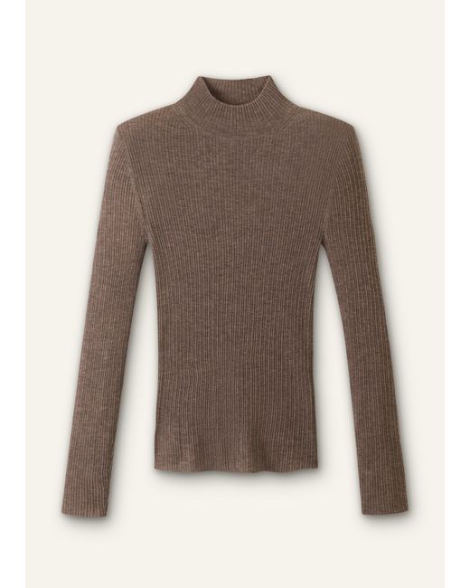 ME+EM Gray Barely There Sweater