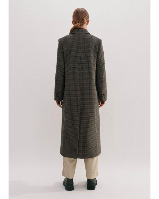 ME+EM Natural Wool-Blend Tomboy Heritage Coat