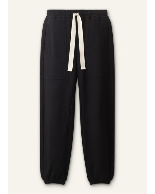 ME+EM Natural Contrast Drawcord Cuffed Jogger