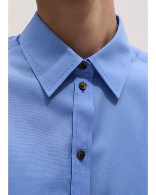 ME+EM Blue Perfectly Proportioned Shirt