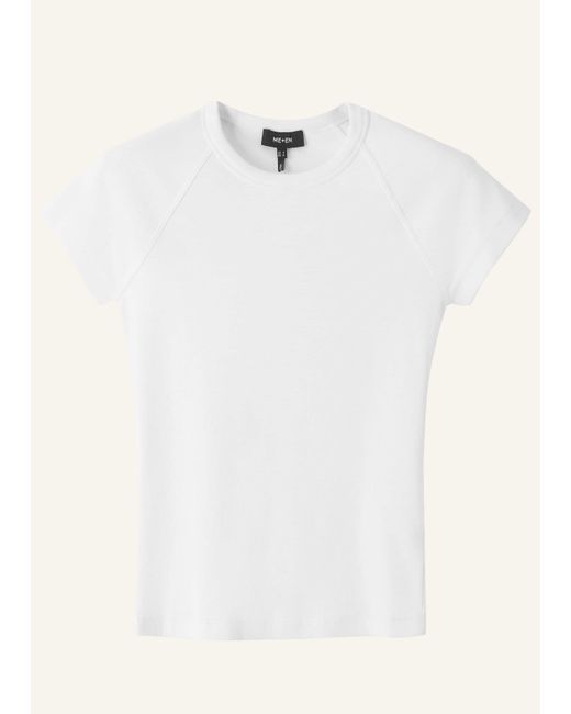 ME+EM White Ultimate Raglan Tee