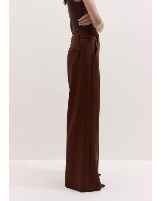ME+EM Black Wide Leg Trouser
