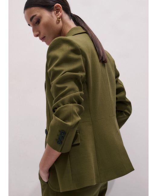 ME+EM Green Event Ready Corset Jacket