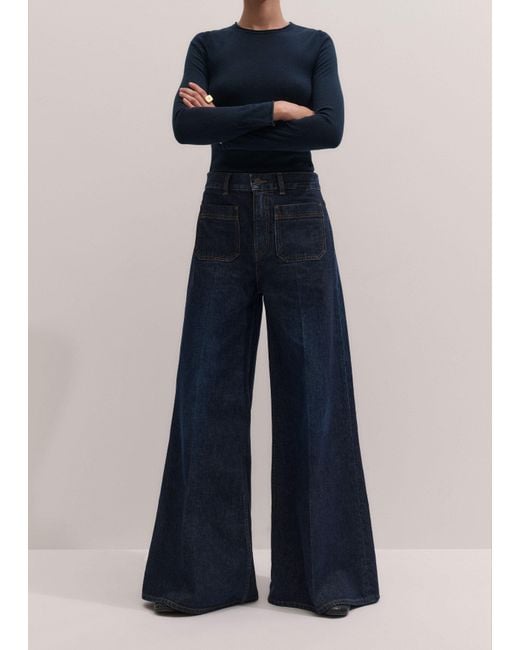 ME+EM Blue Super Flare Jean