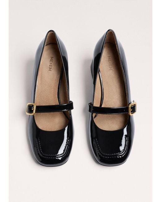 ME+EM Black Mary-Jane Heel