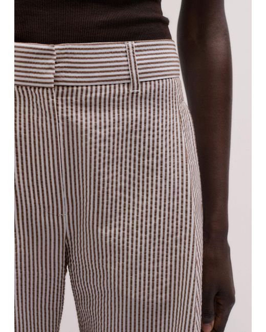 ME+EM Gray Summer Clever Pant