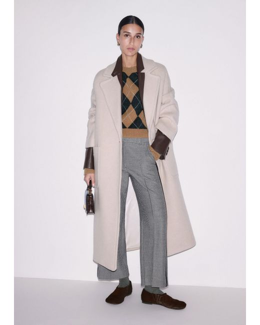 ME+EM Brown Asymmetric Slipper