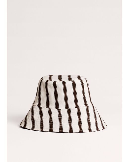 ME+EM Multicolor Stripe Reversible Bucket Hat