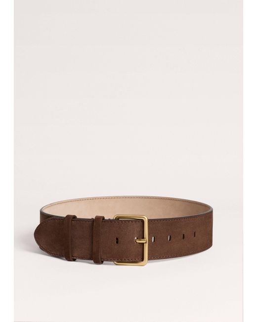 ME+EM Brown 55Mm Wide Waist Belt
