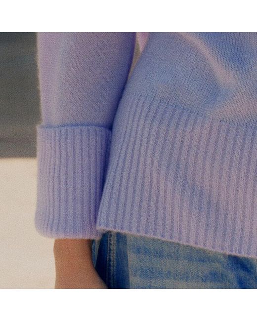 ME+EM Multicolor Cloud-soft Merino Cashmere Silk Sweater
