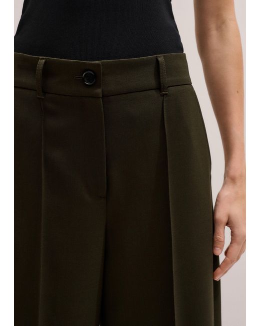 ME+EM Multicolor Pintuck Taper Trouser