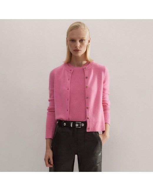 ME+EM Black Engineered-Leg Trouser