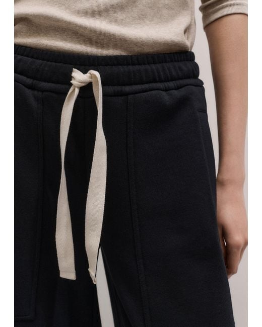 ME+EM Black Drawcord Sweatshirt Wide Leg Trouser
