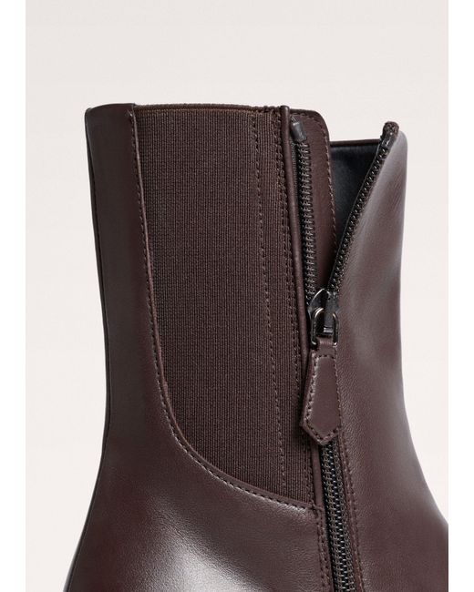 ME+EM Brown Platform Ankle Boot