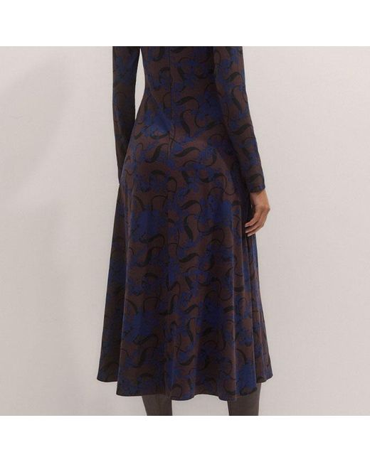 ME+EM Multicolor Moonlight Floral Print Maxi Dress