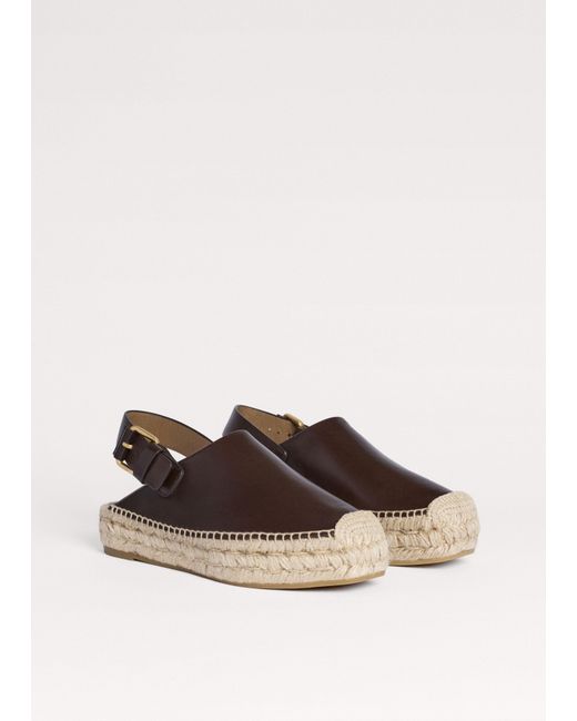 ME+EM Brown Slingback Espadrille