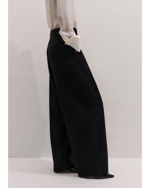 ME+EM Black Tapered Tux Pant