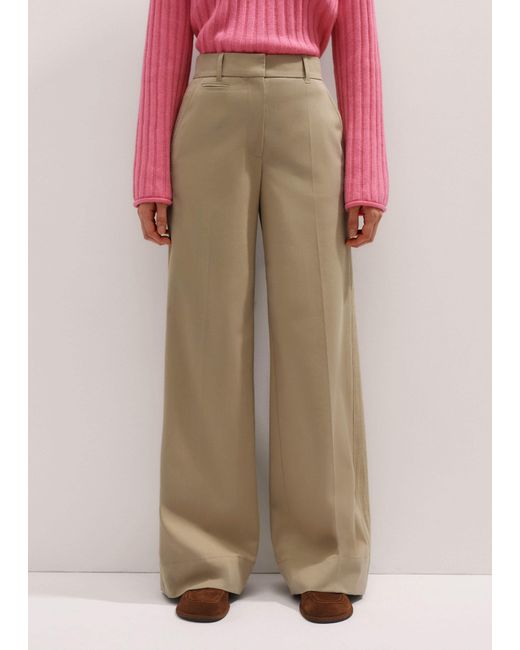 ME+EM Natural Side Stripe Pant
