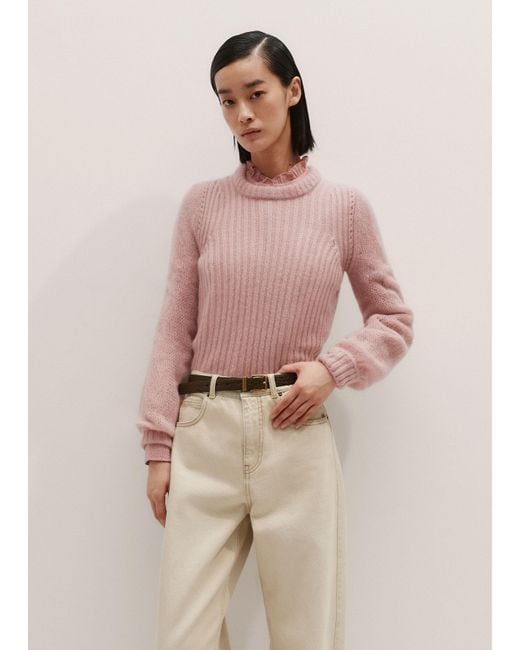 ME+EM Pink Super Soft Micro Cord Blouse