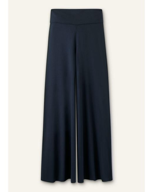 ME+EM Blue Super Wide Palazzo Pant