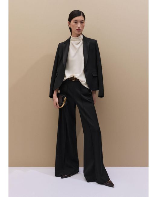 ME+EM Black Contour Tux Blazer