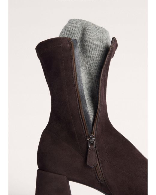 ME+EM Brown Ankle Stretch Boot