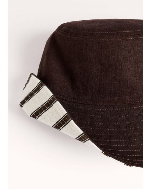 ME+EM Multicolor Stripe Reversible Bucket Hat