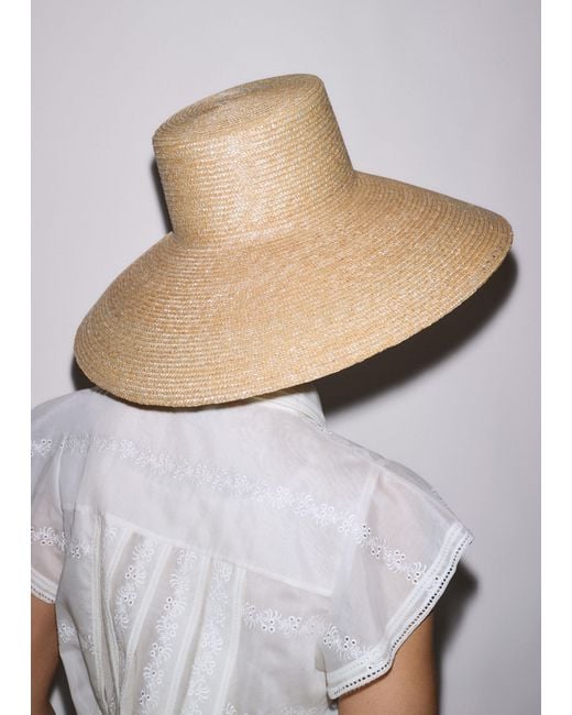 ME+EM Natural Maxi Straw Hat