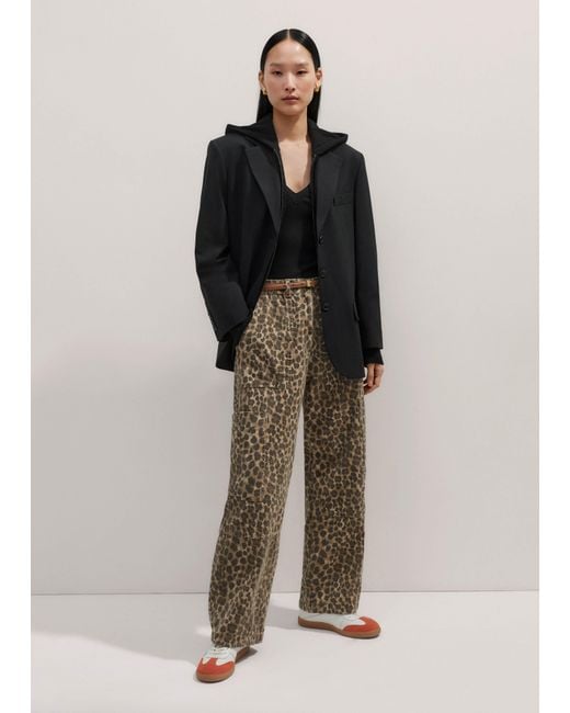 ME+EM Brown Ultimate V-Neck Vest