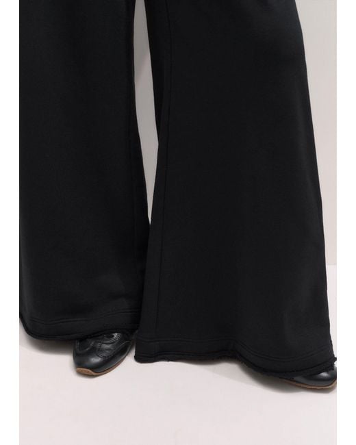 ME+EM Black Drawcord Sweatshirt Wide Leg Trouser