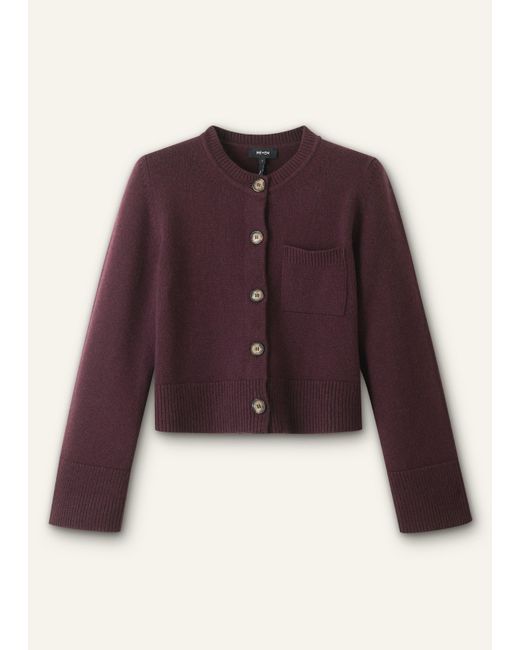 ME+EM Multicolor Button-Through Straight Cardigan