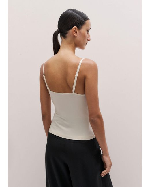 ME+EM Black Lace Trim Cami
