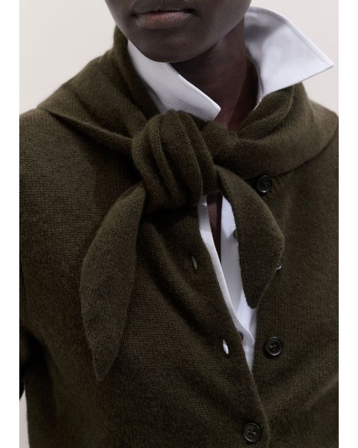 ME+EM Multicolor Cashmere Straight Cardigan