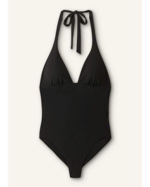 ME+EM Brown Adjustable Halterneck Swimsuit