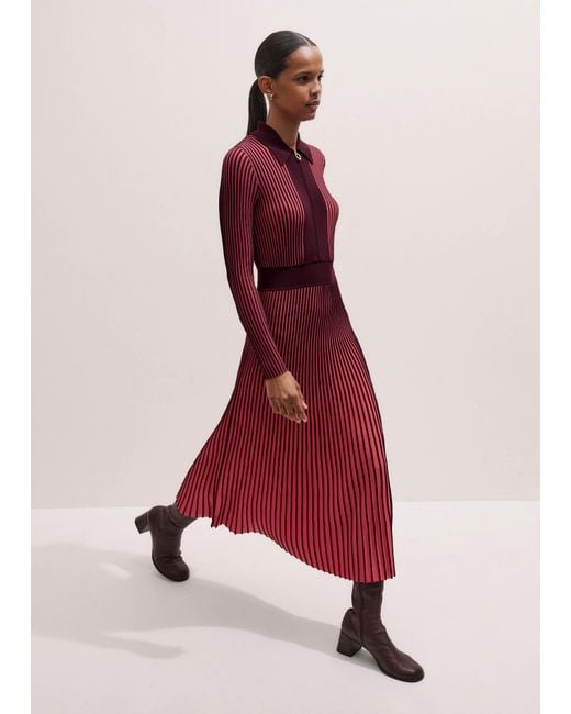 ME+EM Women's Collared Contrast Panel Maxi Dress - hulwithkids.com