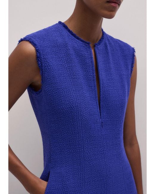 ME+EM Blue Desk-To-Dinner Fit And Flare Maxi Dress