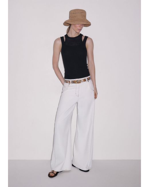 ME+EM Black Double Layer Slim Vest Set