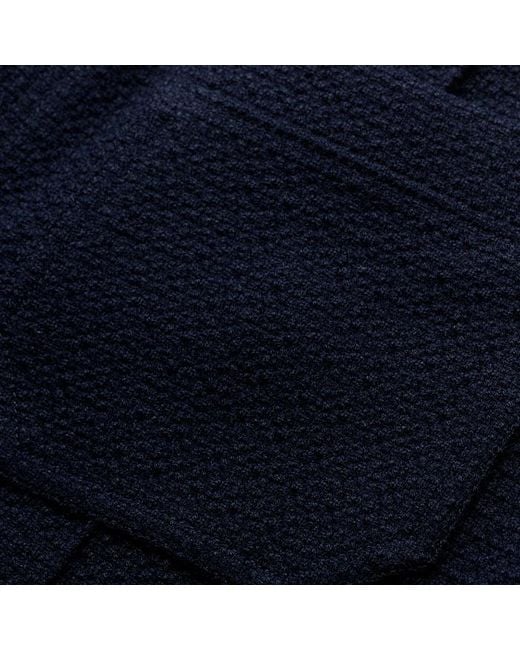 ME+EM Black Textured Patch Pocket Subtle Flare Trouser