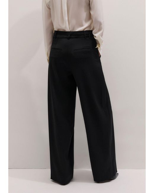ME+EM Black Tapered Tux Pant