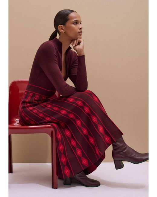 ME+EM Purple Ankle Stretch Boot
