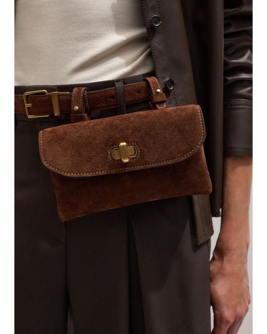 ME+EM Brown 5 Way Belt Bag