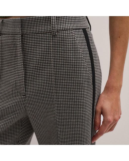 ME+EM Gray Straight Crop Trouser