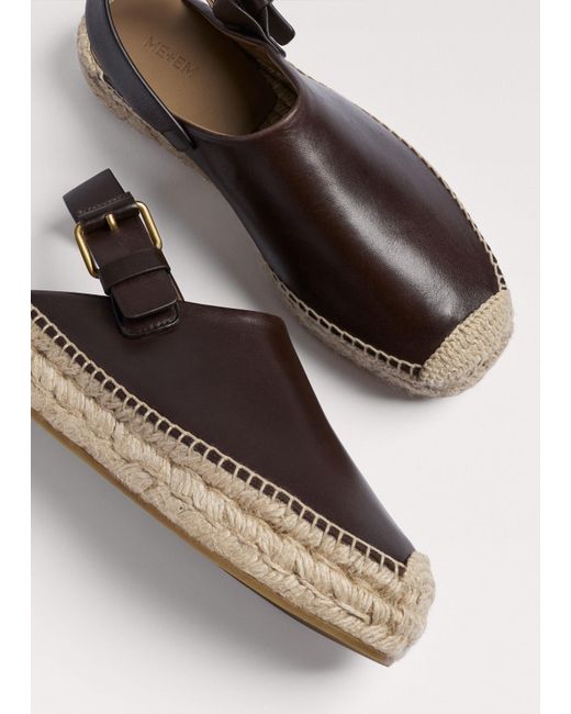 ME+EM Brown Slingback Espadrille