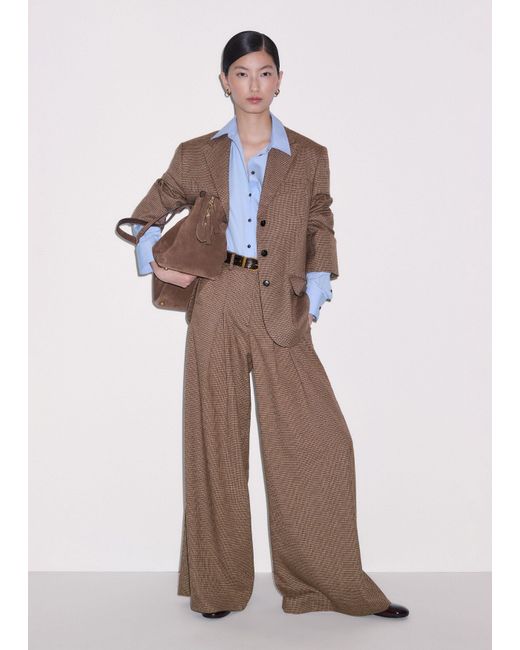ME+EM Brown Intelligently Oversized Jacket