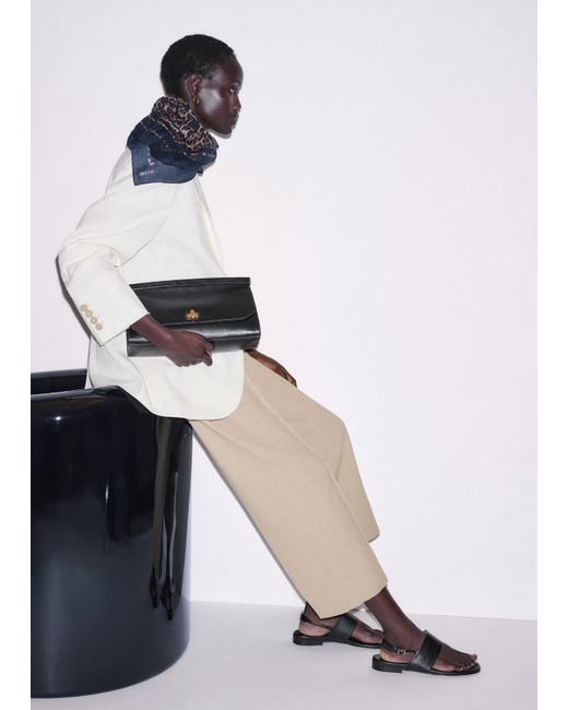 ME+EM Multicolor Straight Crop Pant