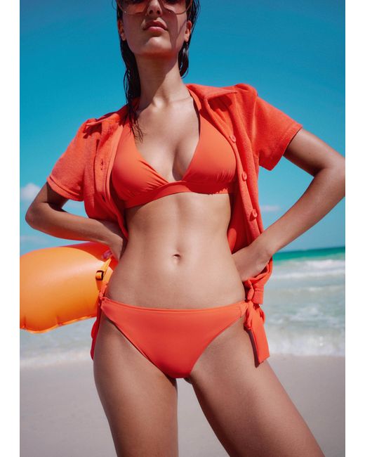 ME+EM Orange Side Tie Bikini Bottoms